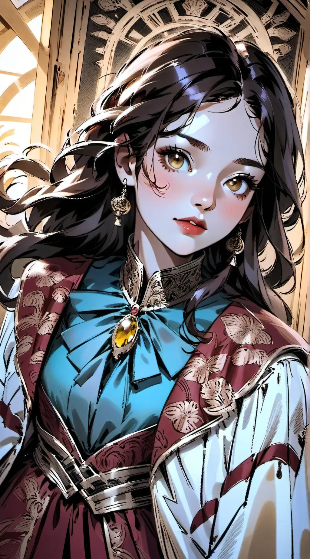 ai character: Becca Heart background