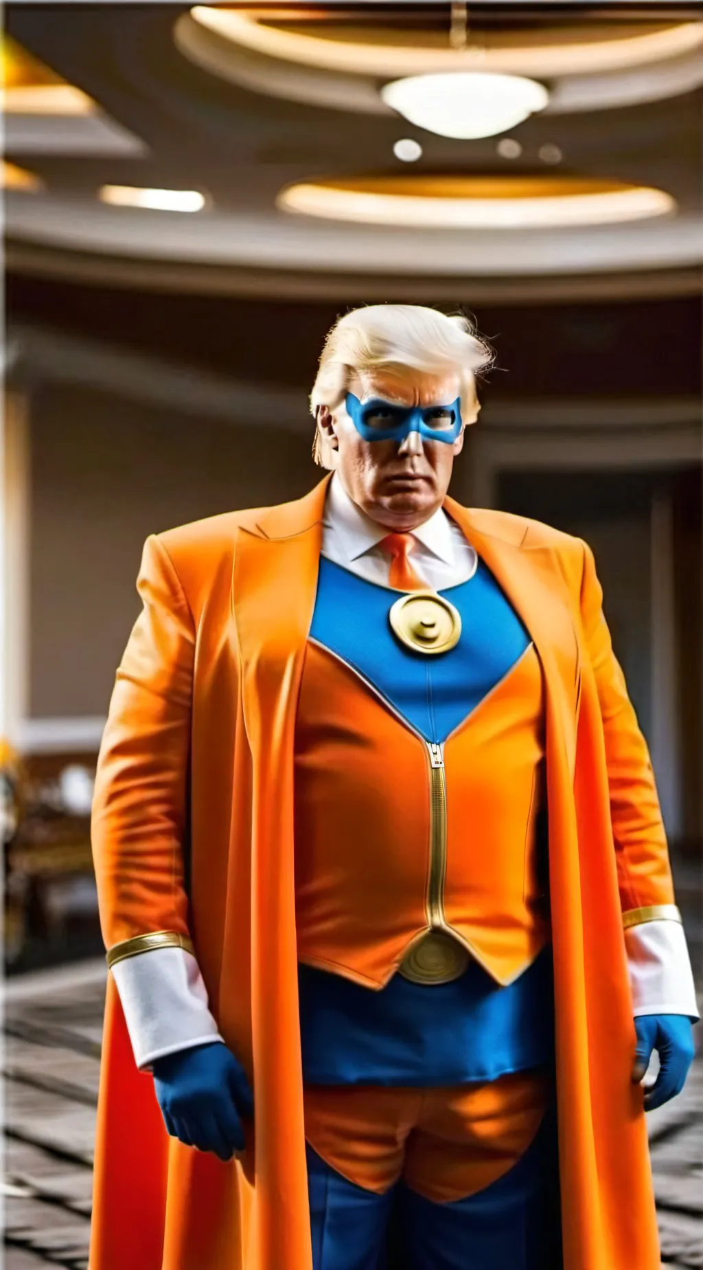 ai character: Super Trump background