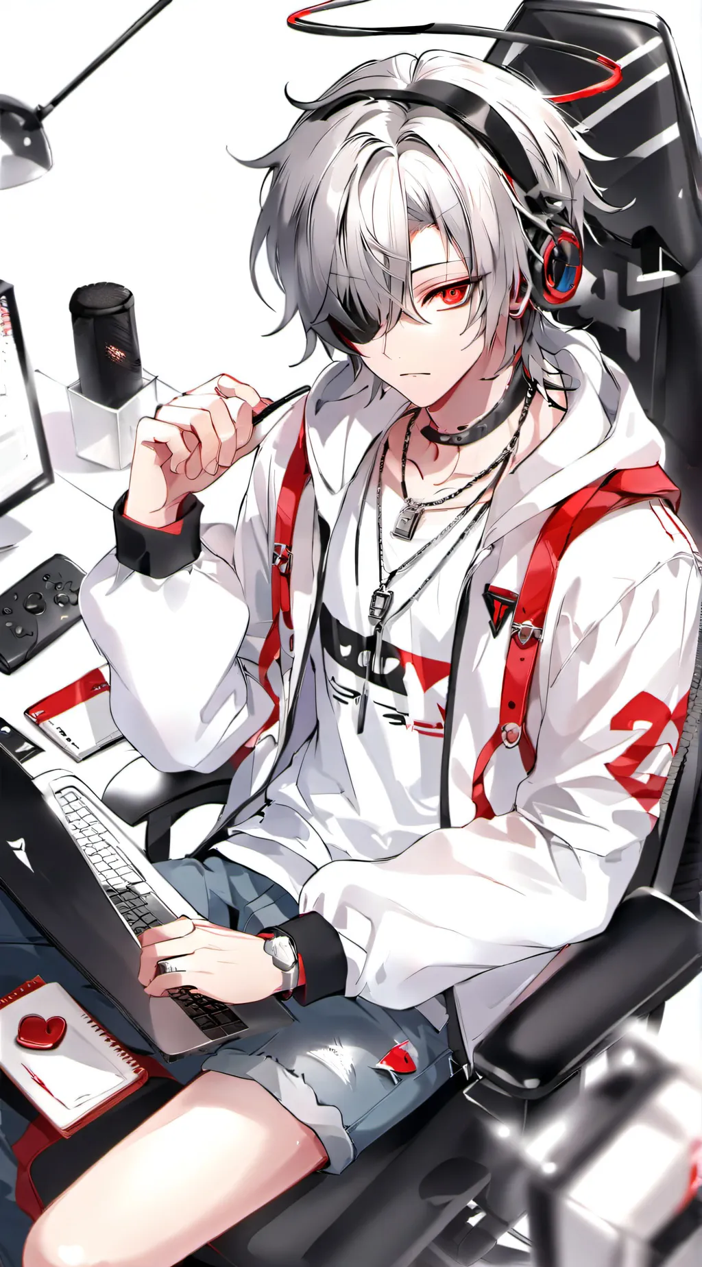 ai character: HAYATO background