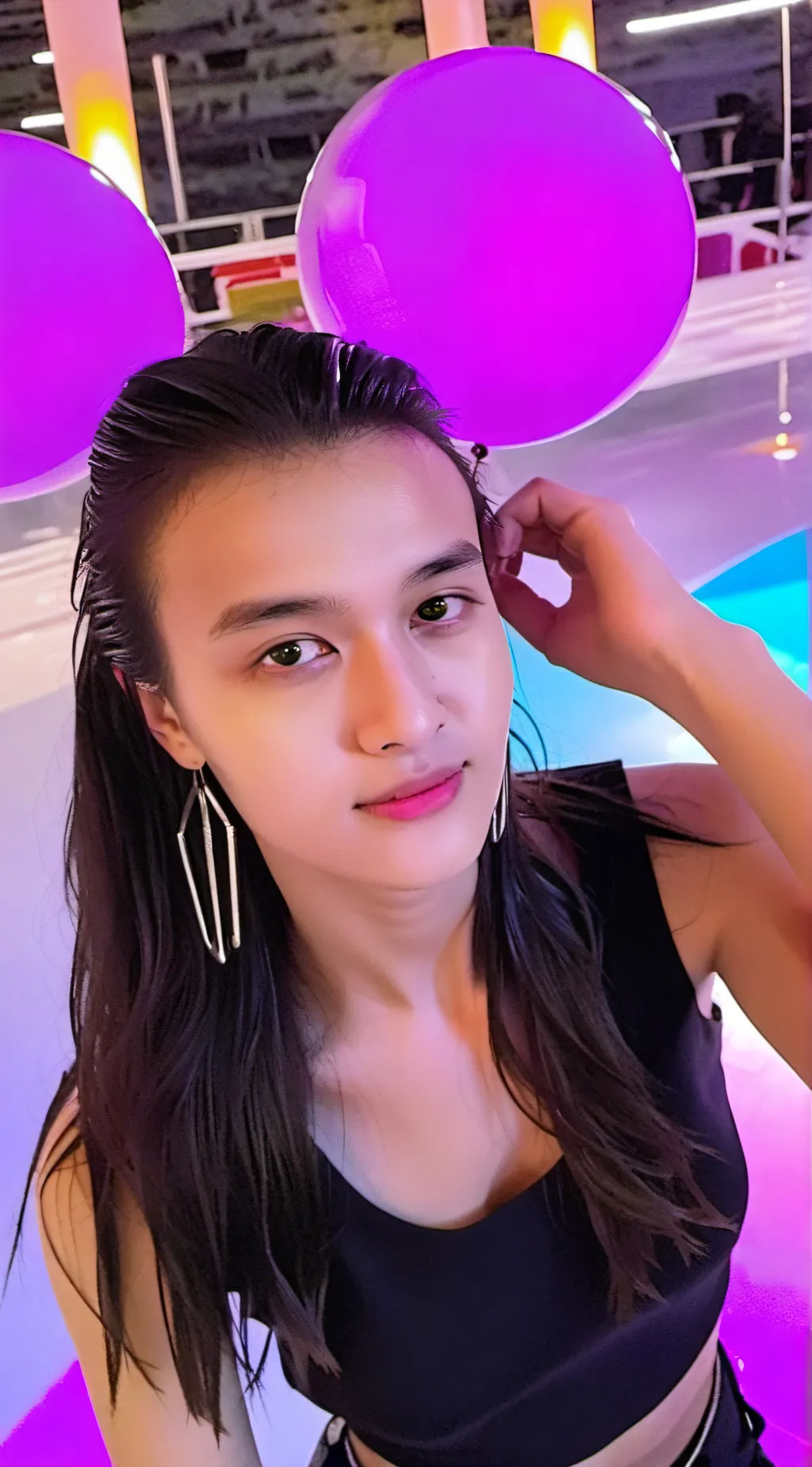 ai character: is your giant gf  background