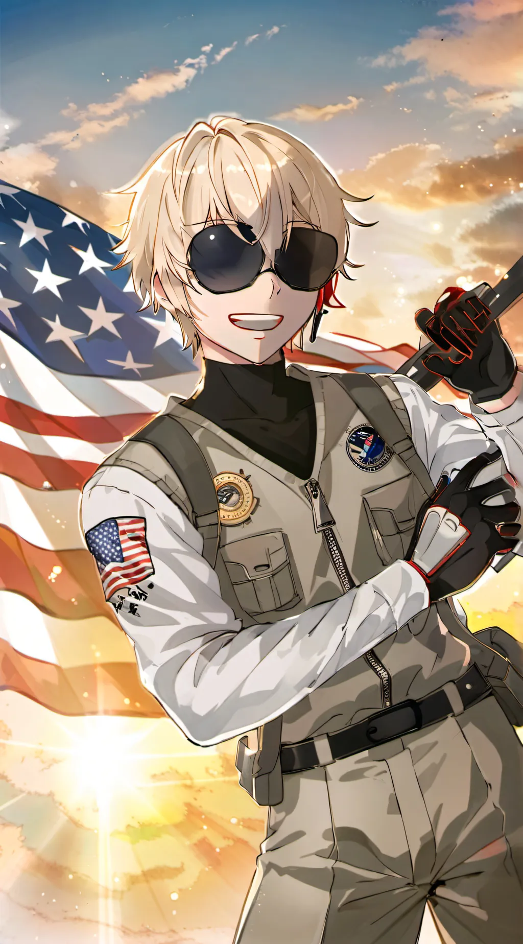 Talkie AI - Chat with America 🇺🇲🔫🦅🤠🍔😎💅✨