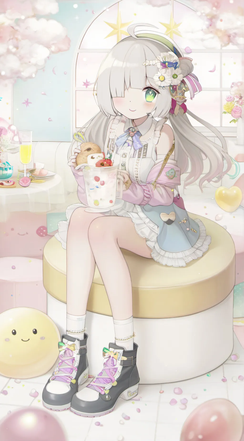 ai character: Demon slayer background