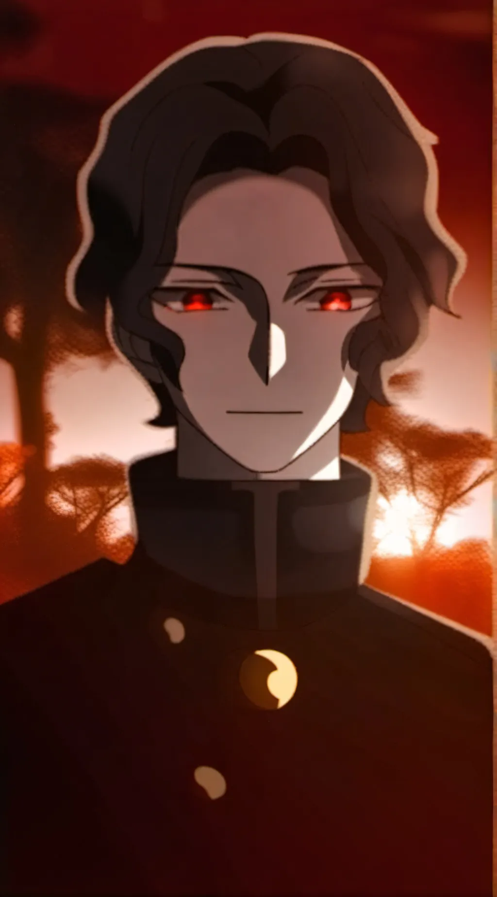 ai character: Muzan/demon king  background