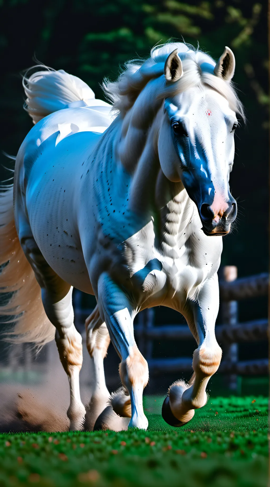 ai character: horse life background