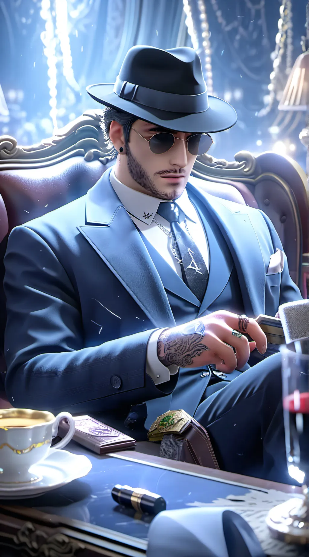 ai character: Dangerous (Mafia) background
