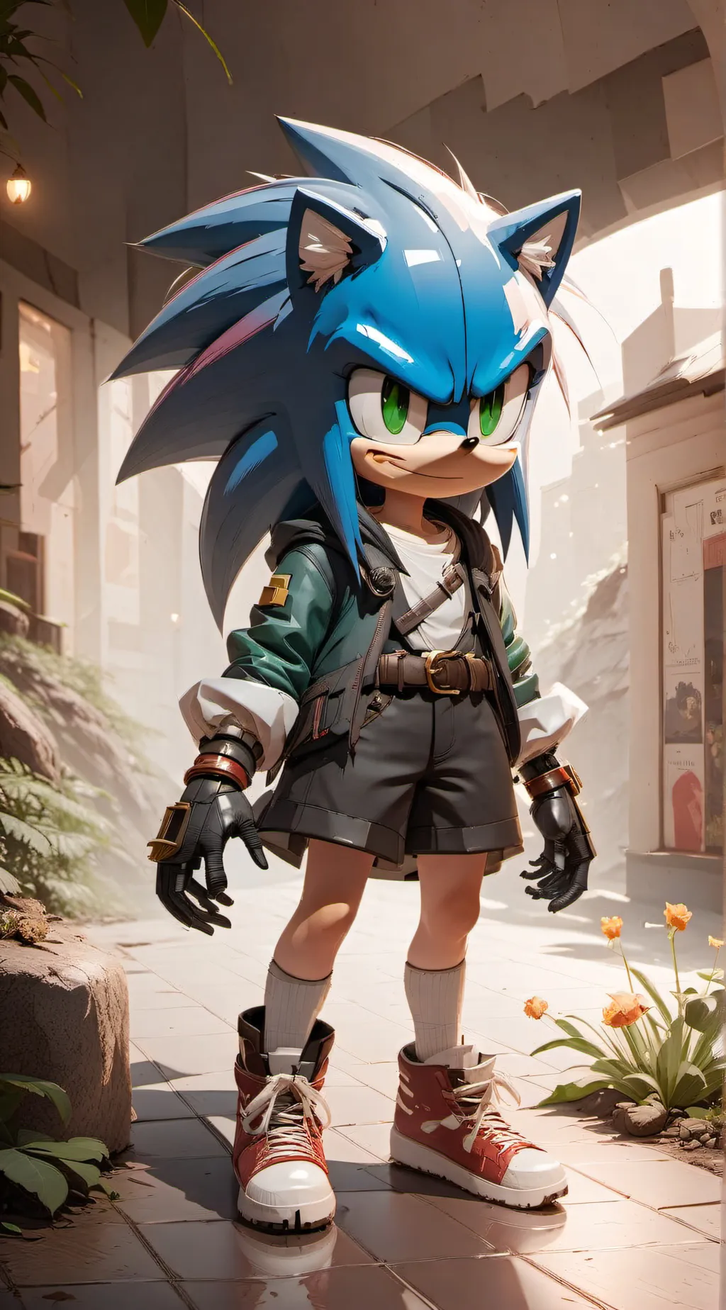 ai character: neo  background