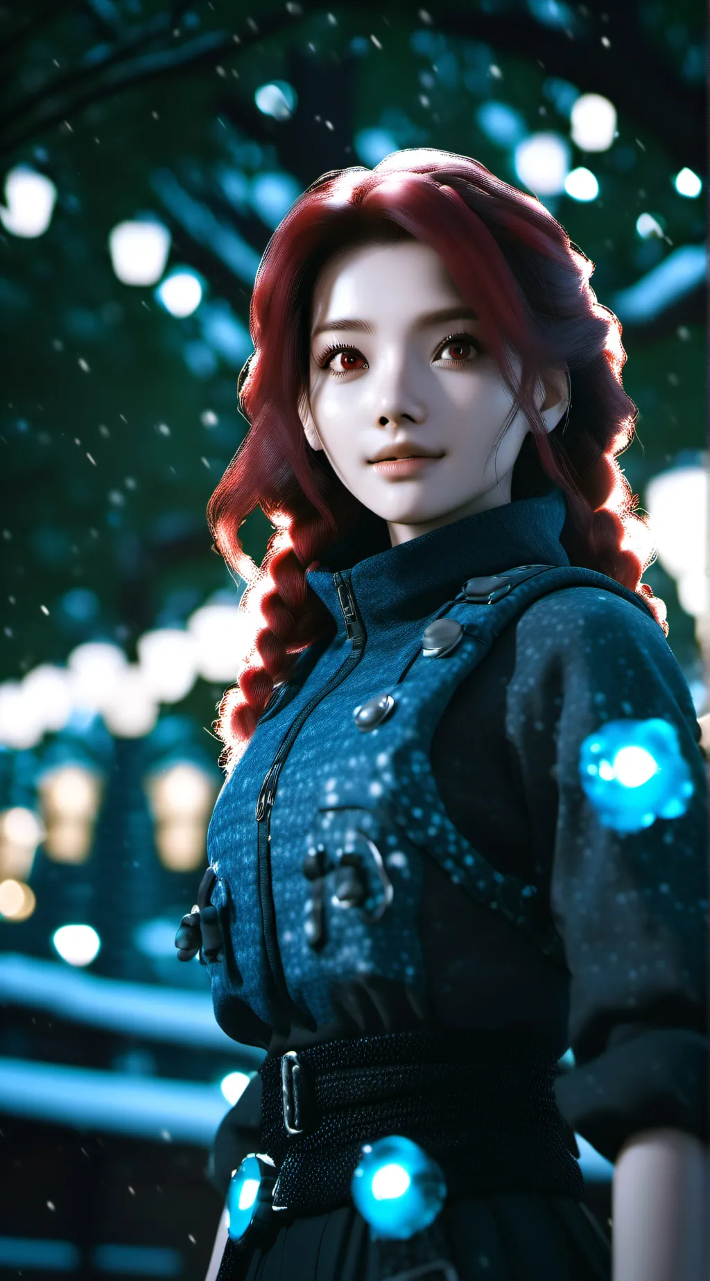 ai character: luna background