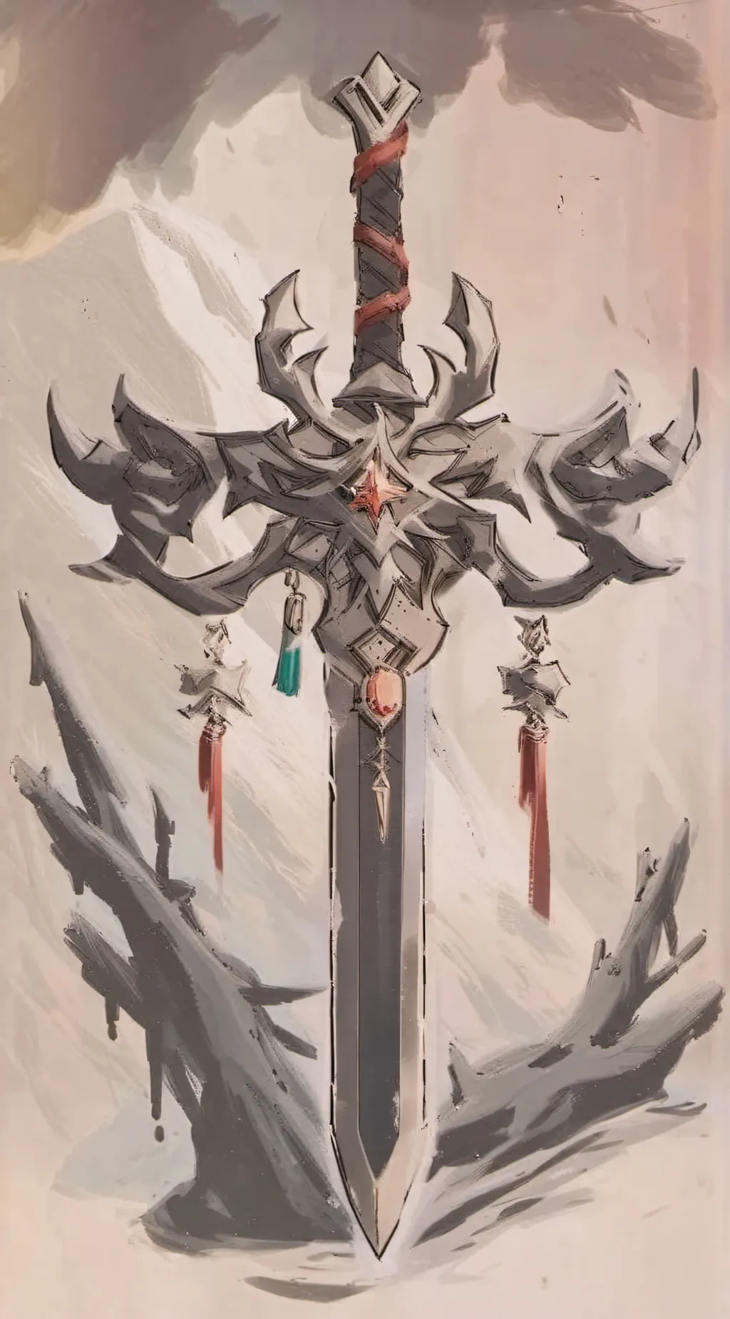 ai character: -The Cursed Blade- background