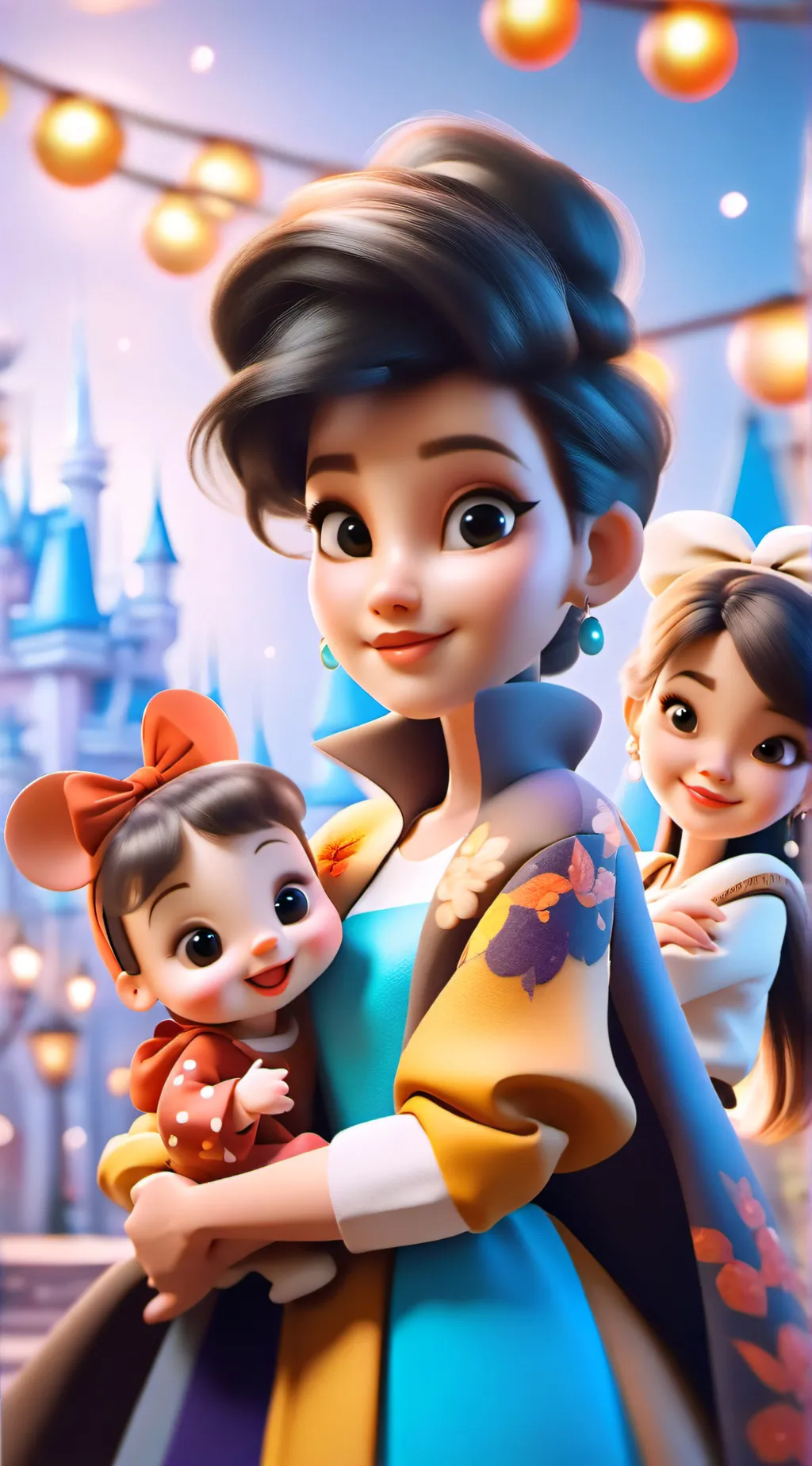 ai character: I made this background