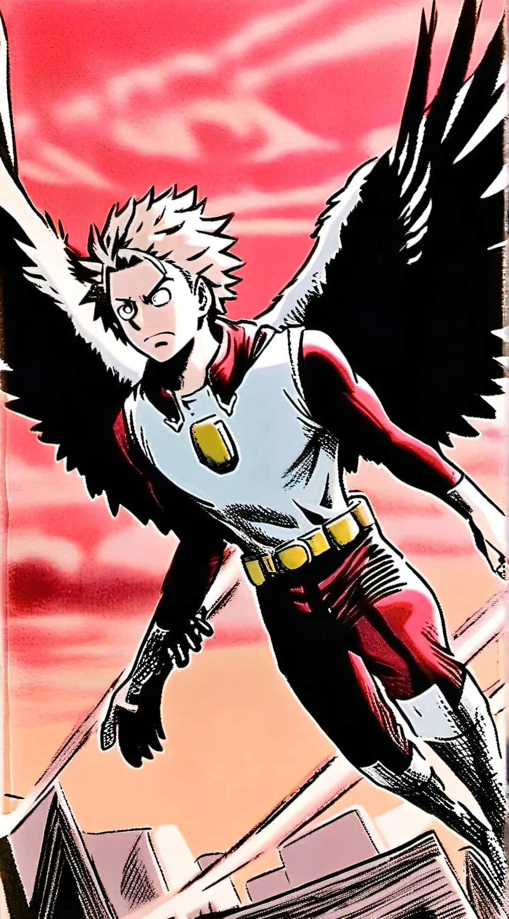 ai character: Hawks daughter  background