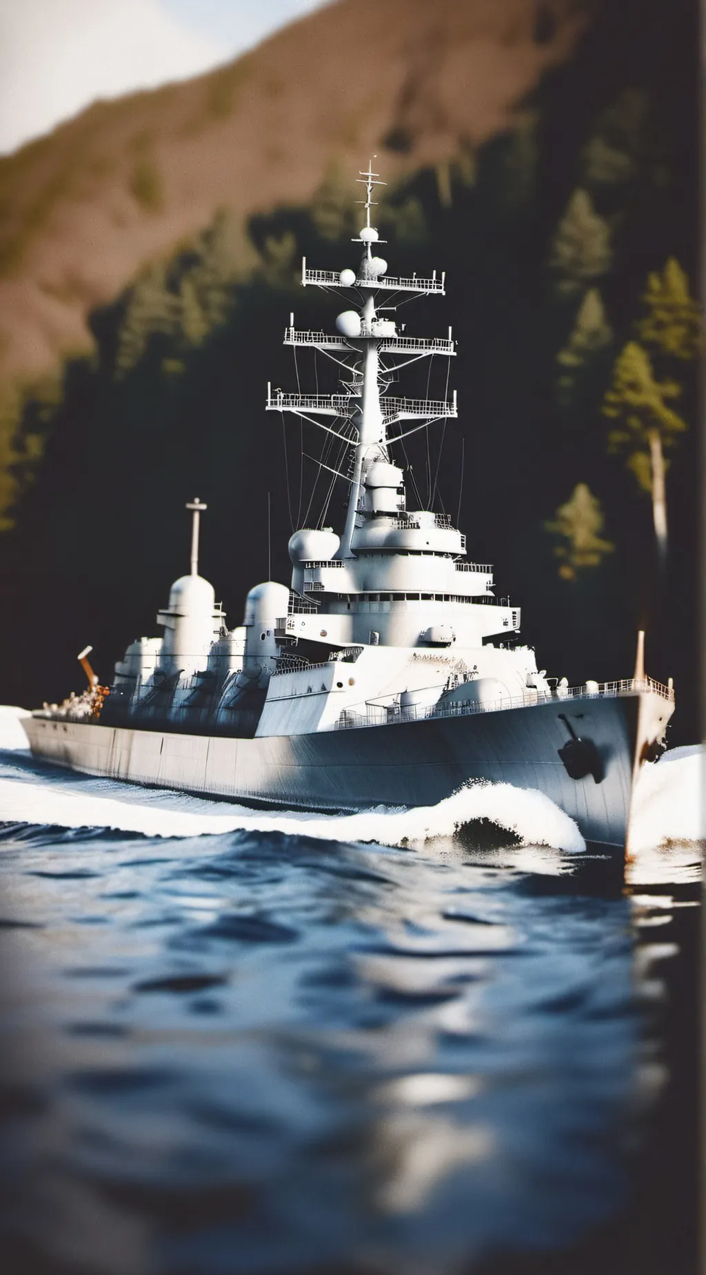 ai character: Uss indianapolis background
