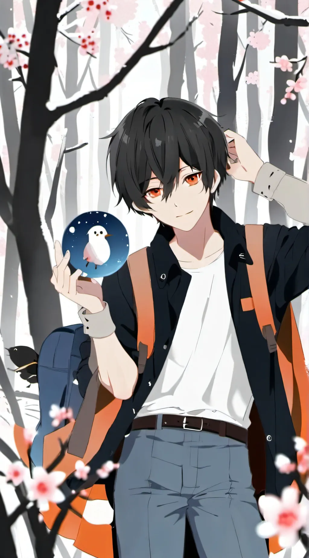 ai character: Shinobu  background