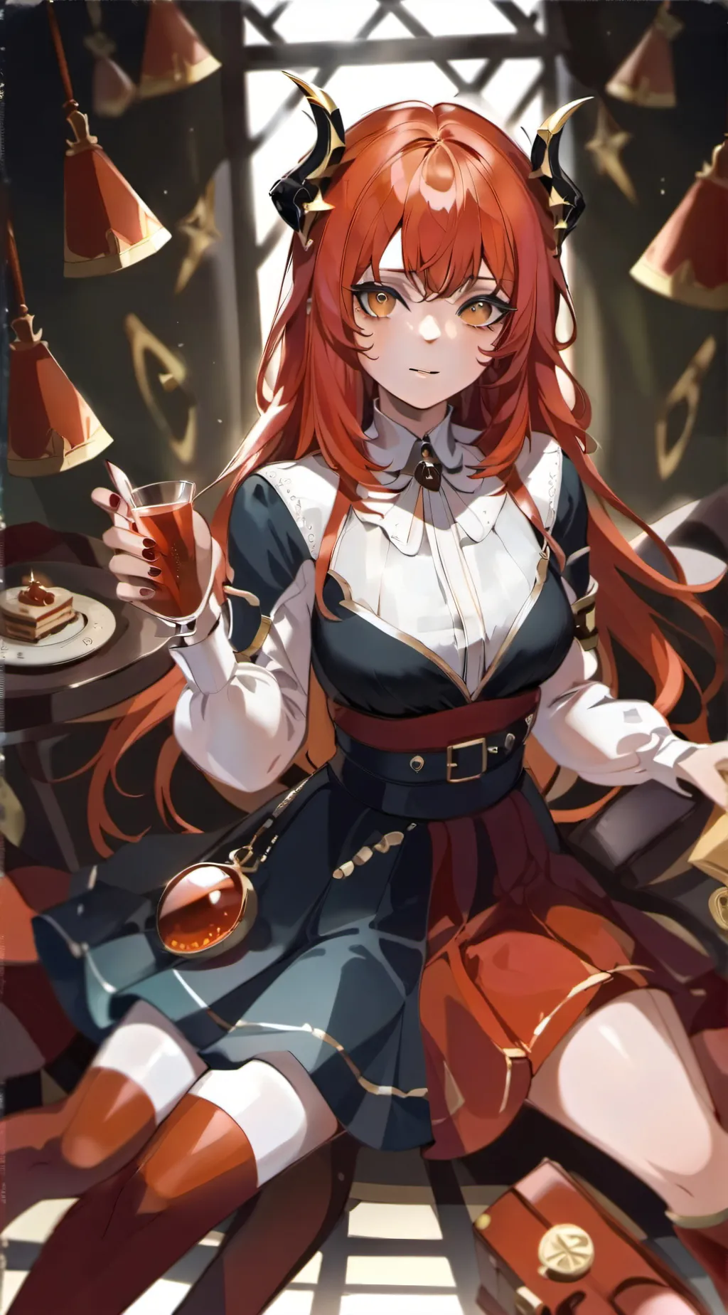 ai character:  • Iris • background