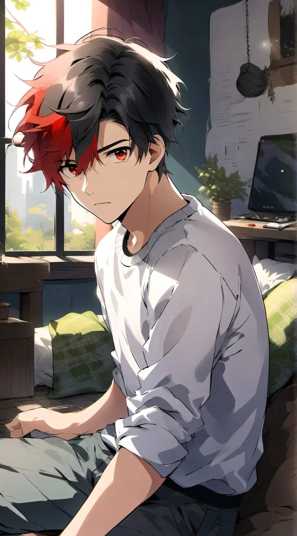 ai character: Mark background