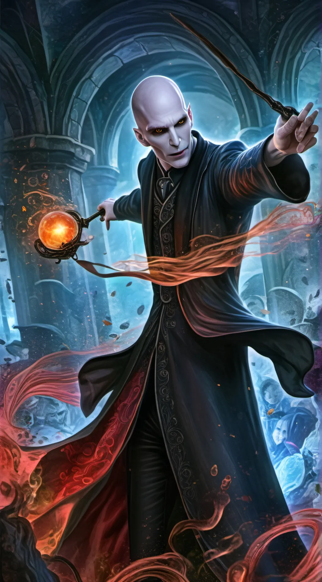 ai character: The final battle  background