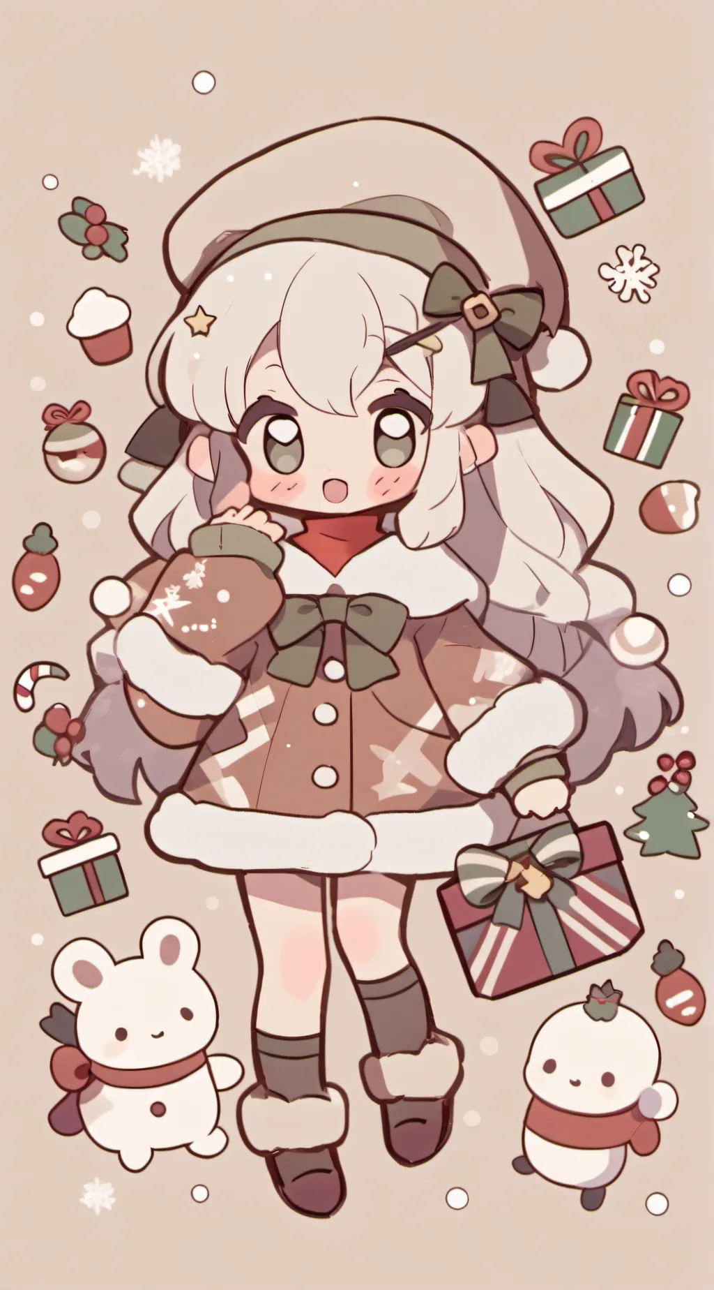 ai character: Tadc (holiday)  background