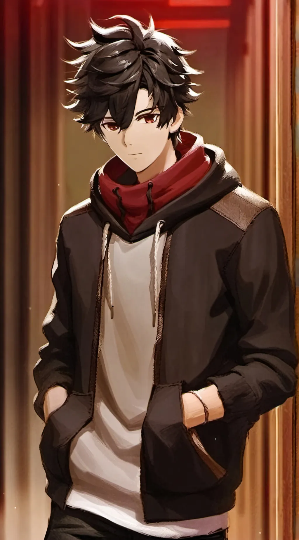 ai character: Leo background