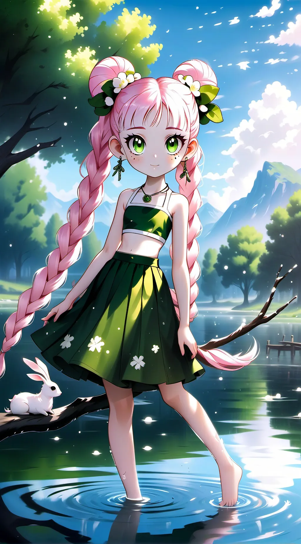 ai character: karona Willow ❤️💕 background