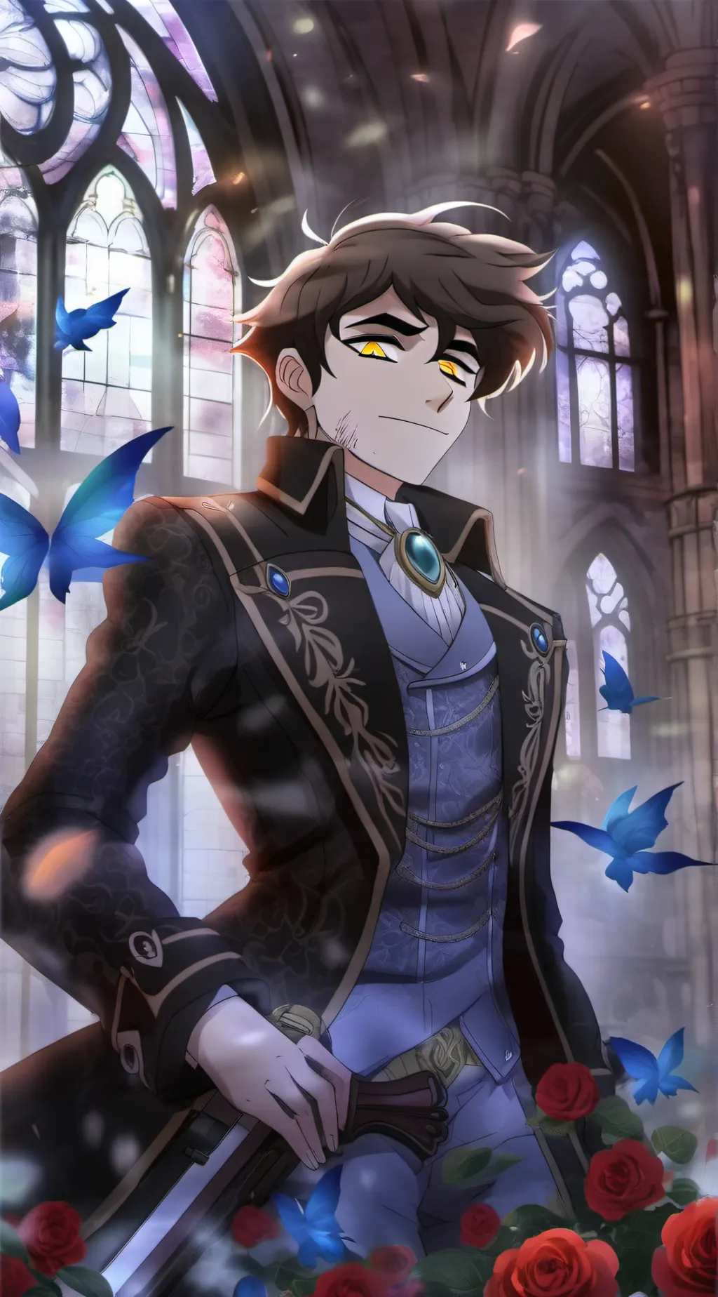 ai character: Adam   background