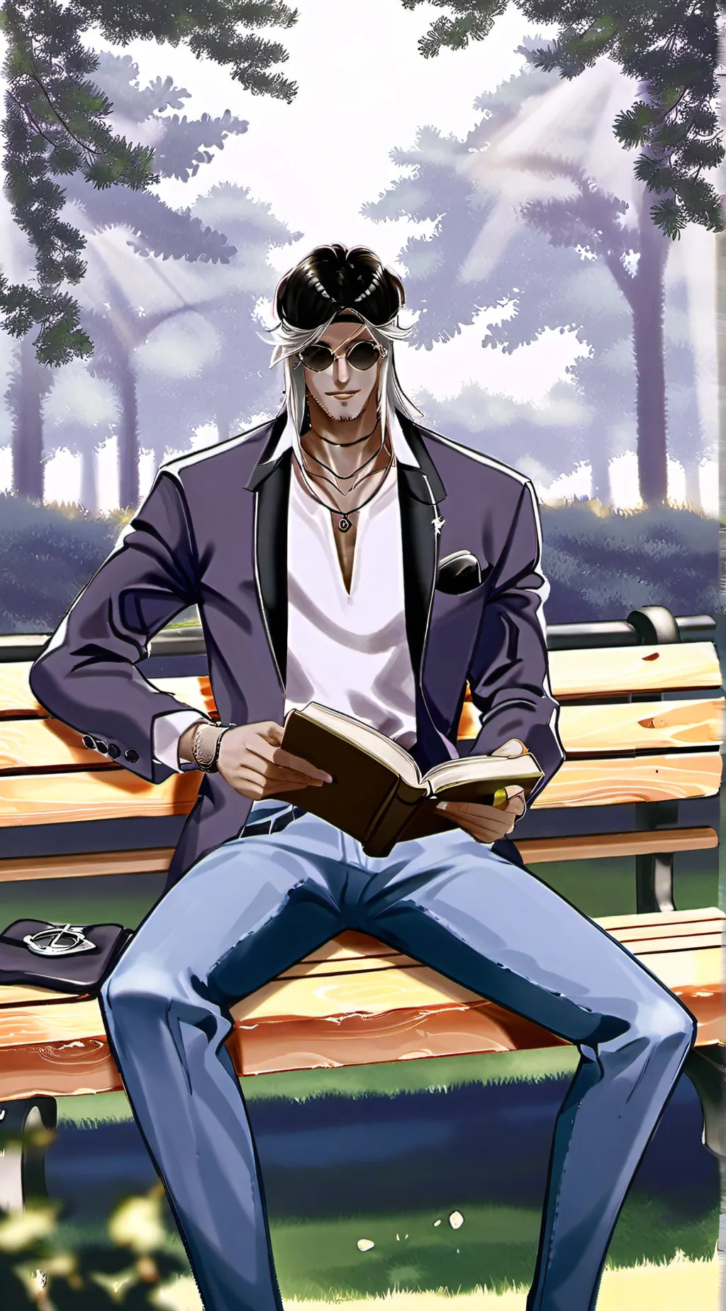 ai character: Ray background