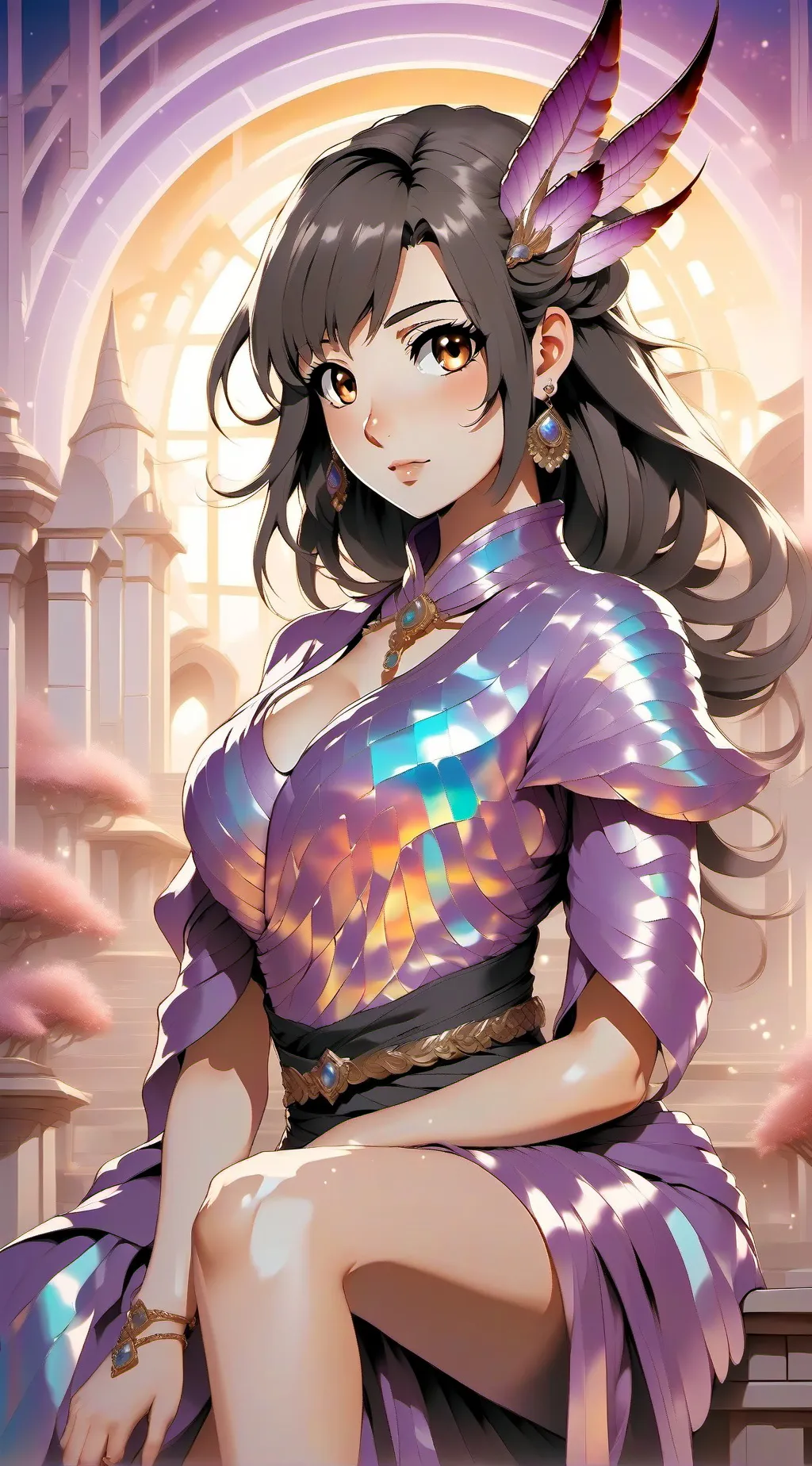 ai character: anny background