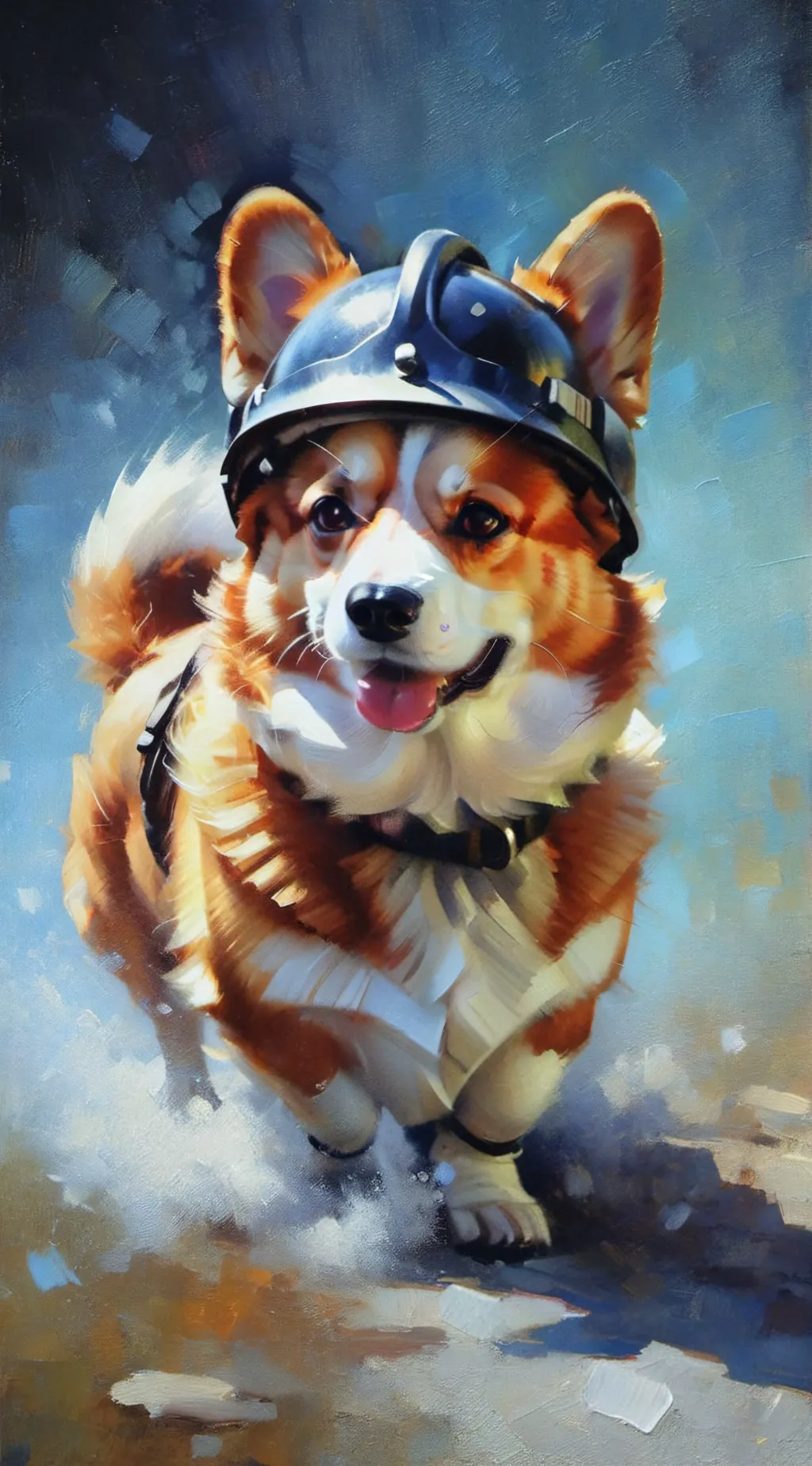 ai character: Daisy(Corgi) background