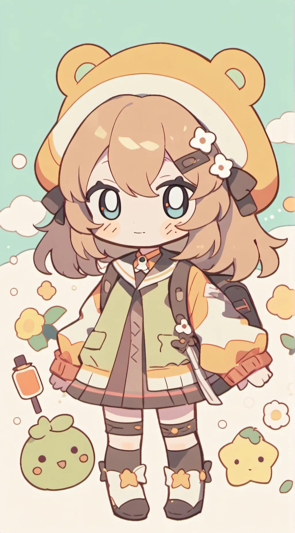 ai character: Lemon background