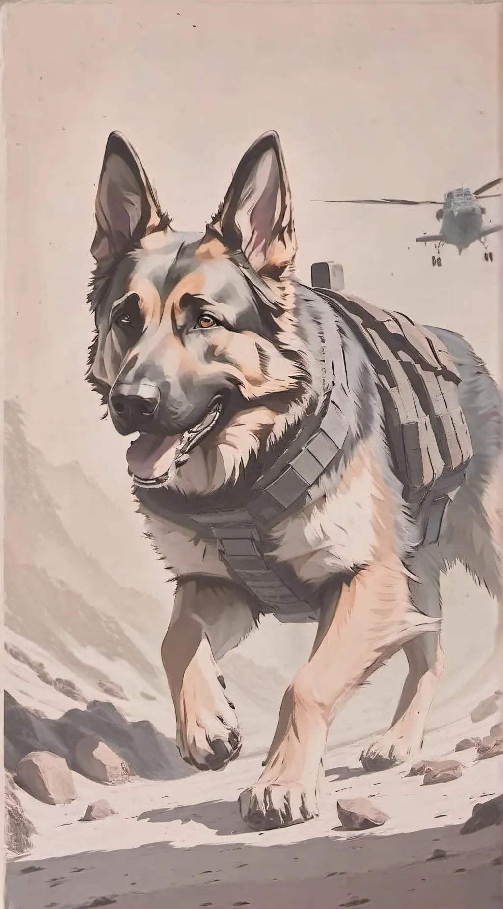 ai character: rocket  background