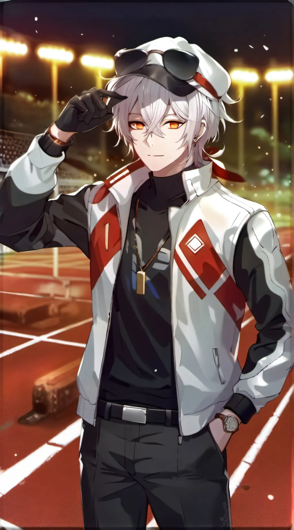 ai character: MHA Sport Festival background