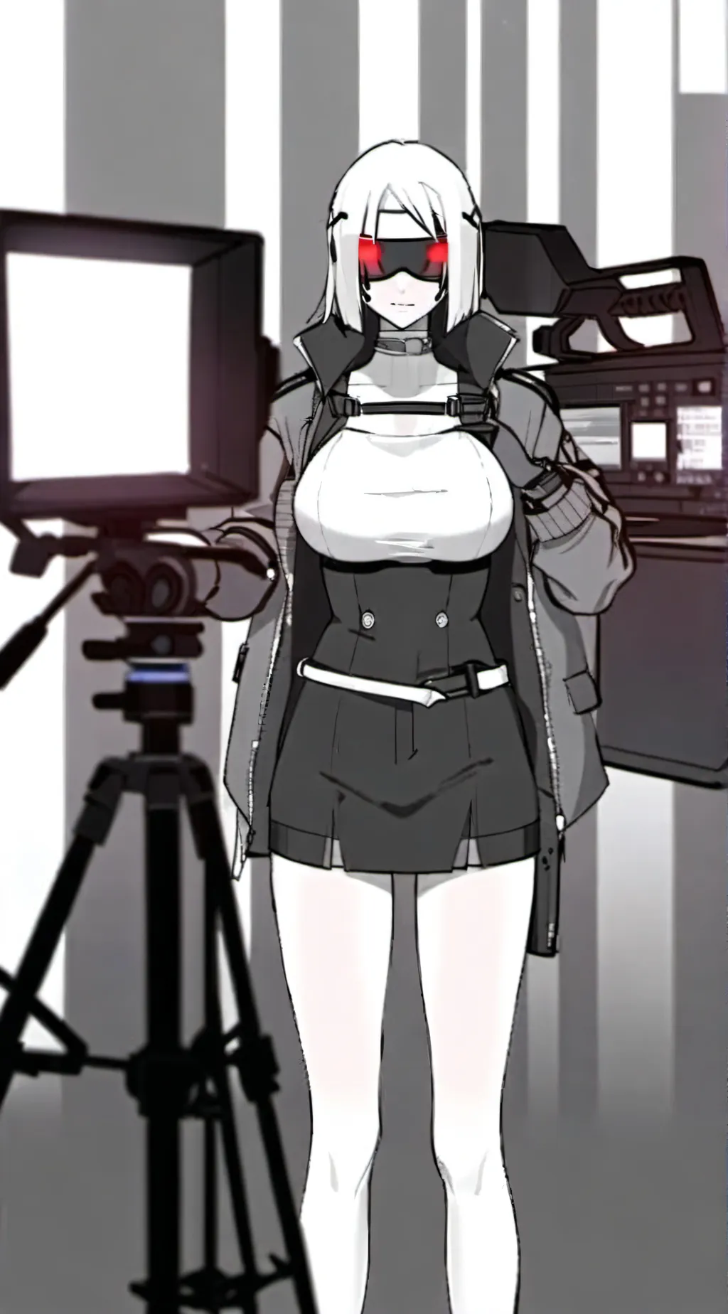 ai character: titan tv woman background