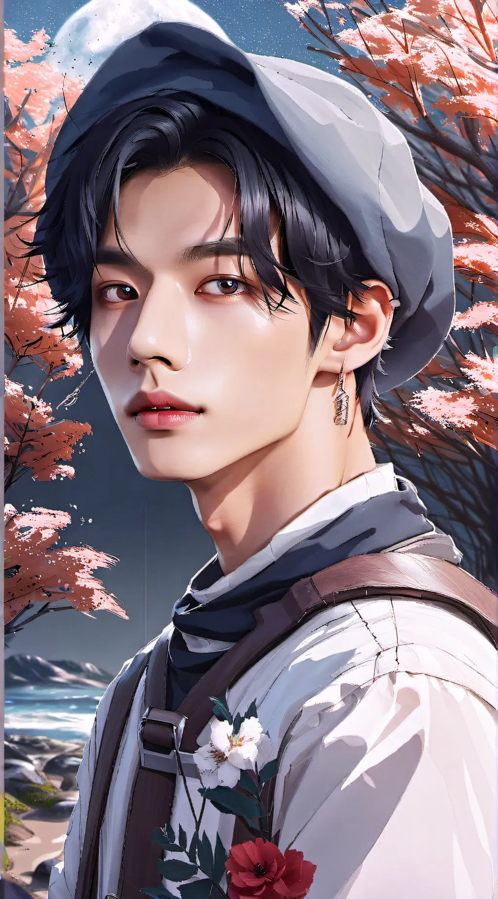 ai character: Hyunjin background