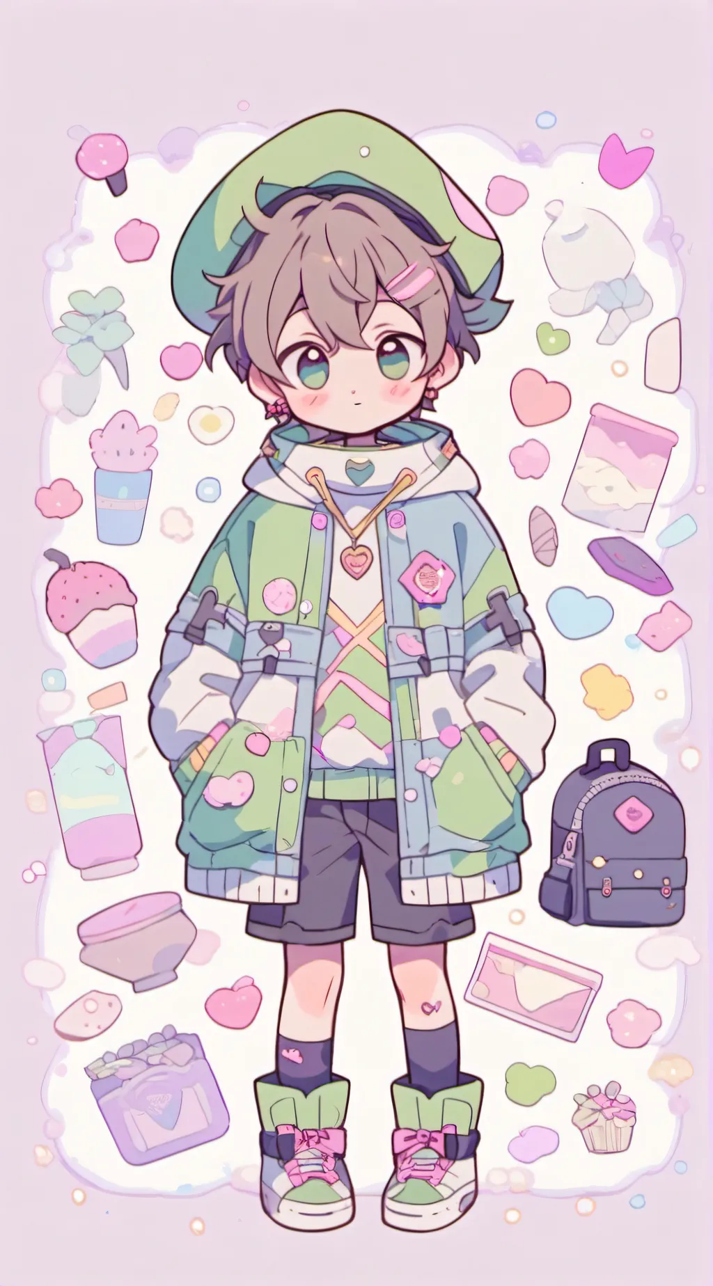 ai character: Heartstopper!  background