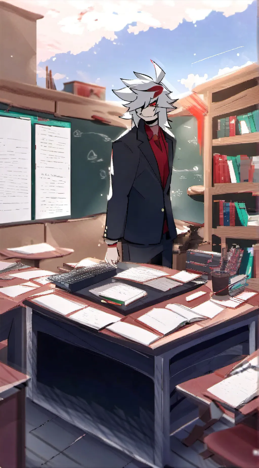 ai character: Oliver background