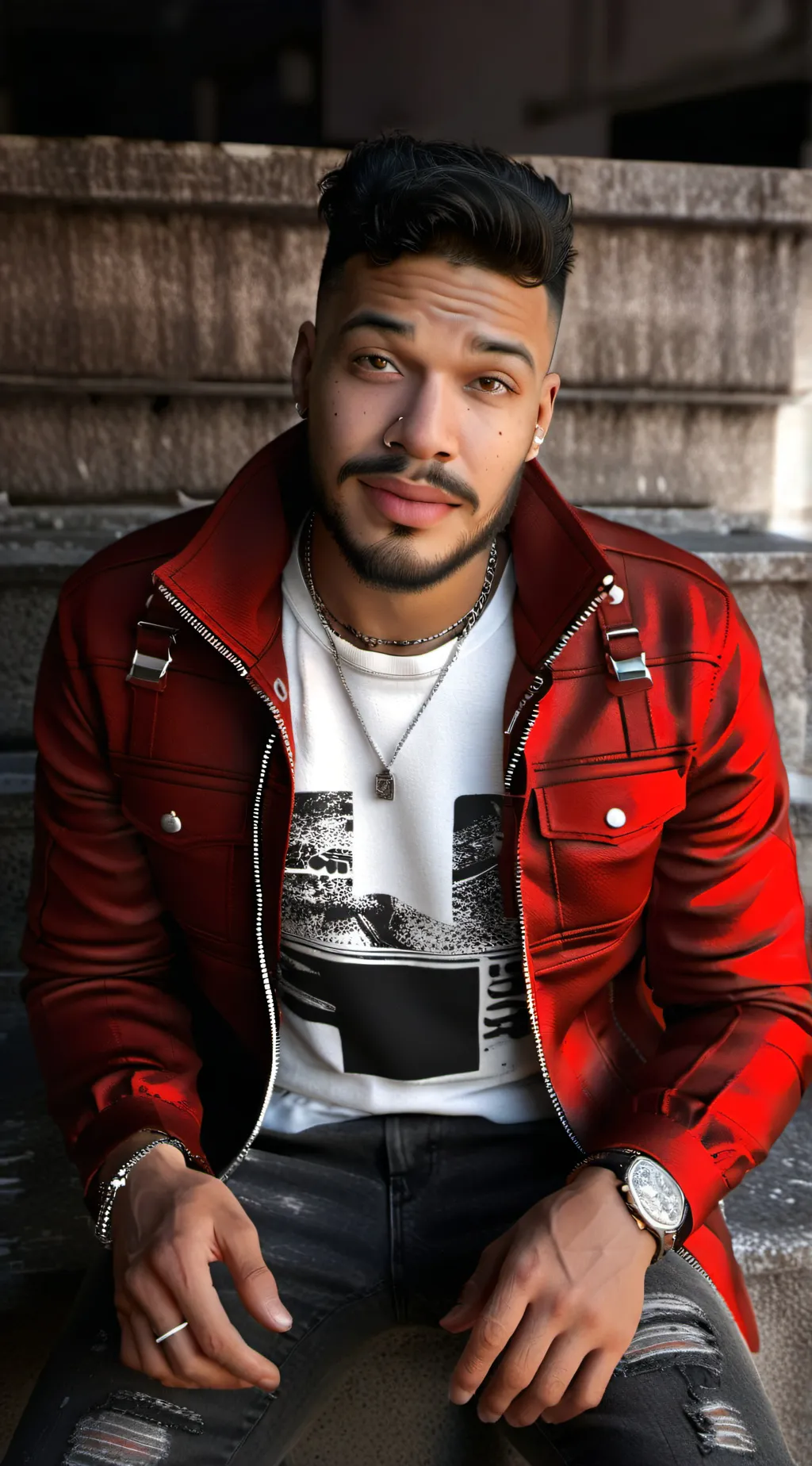 ai character: evan background