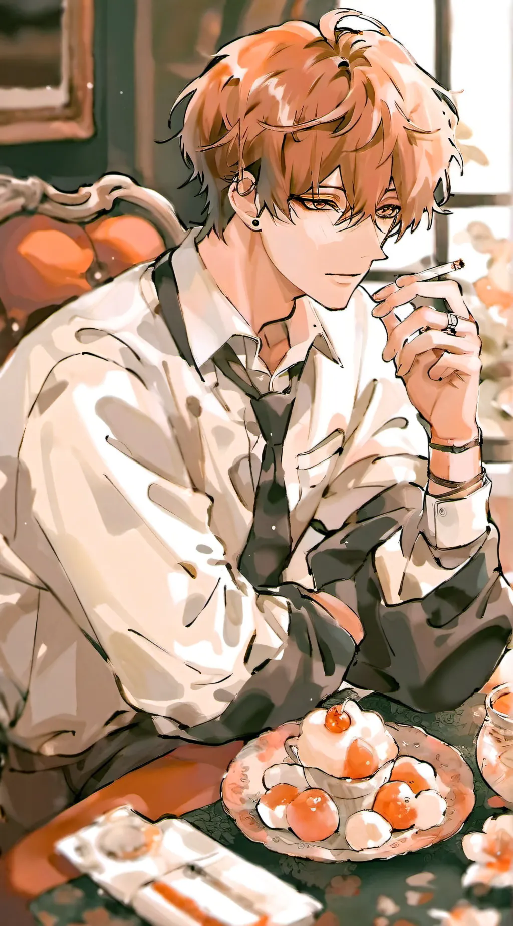 ai character: Zero. background