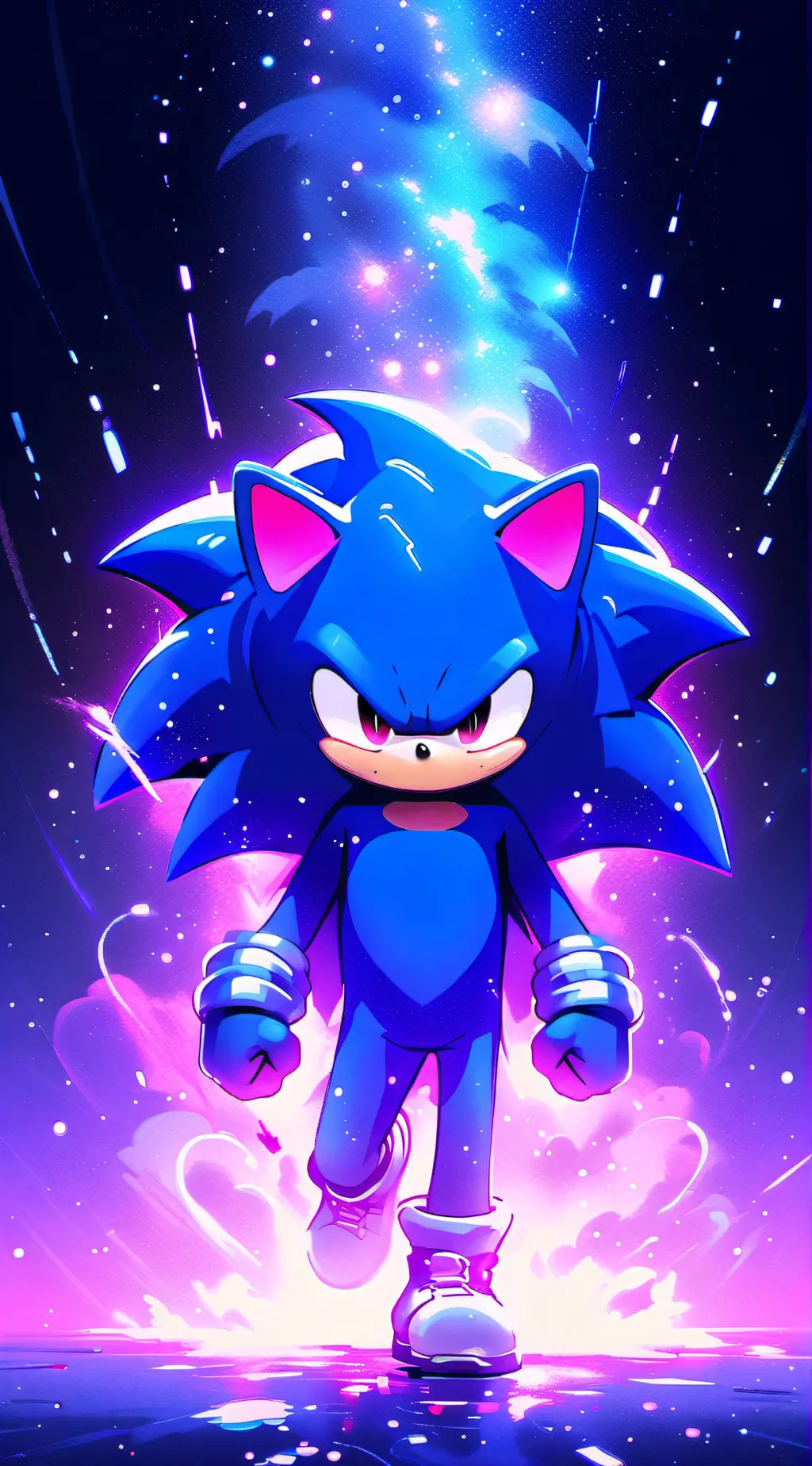 ai character: sonic vs sonic exe background