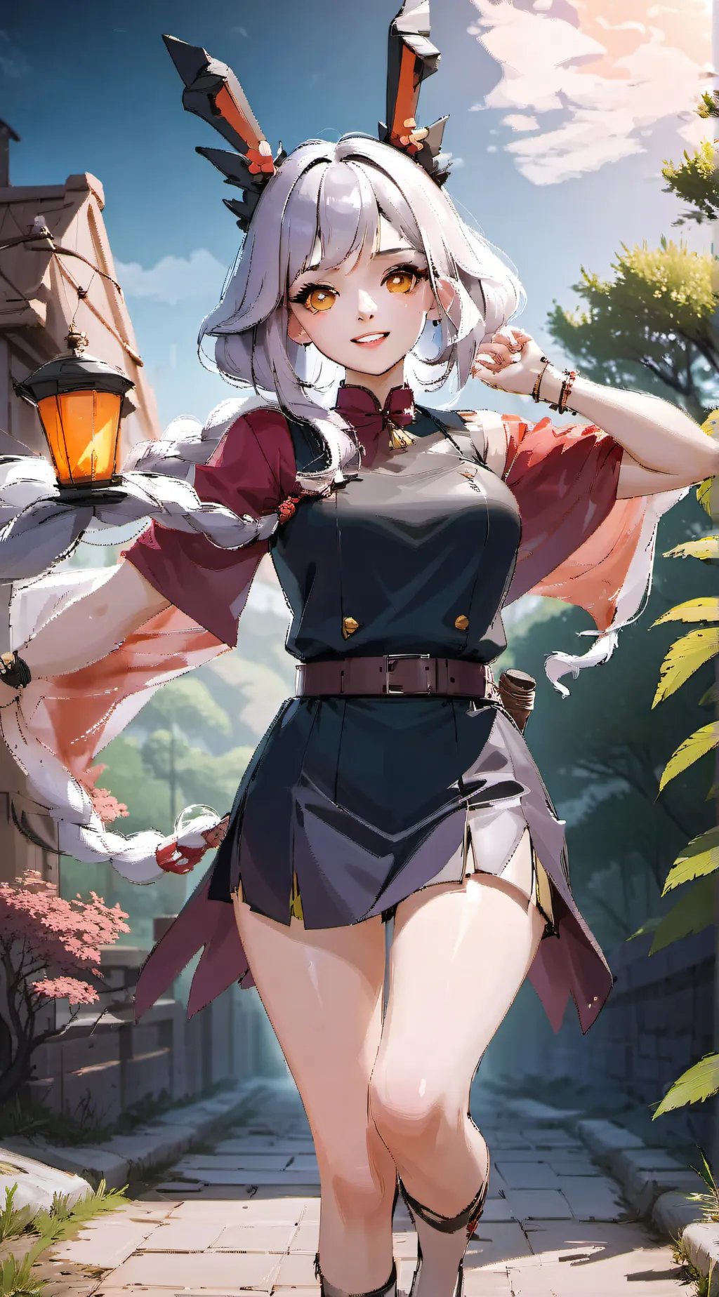 ai character: hyat  background