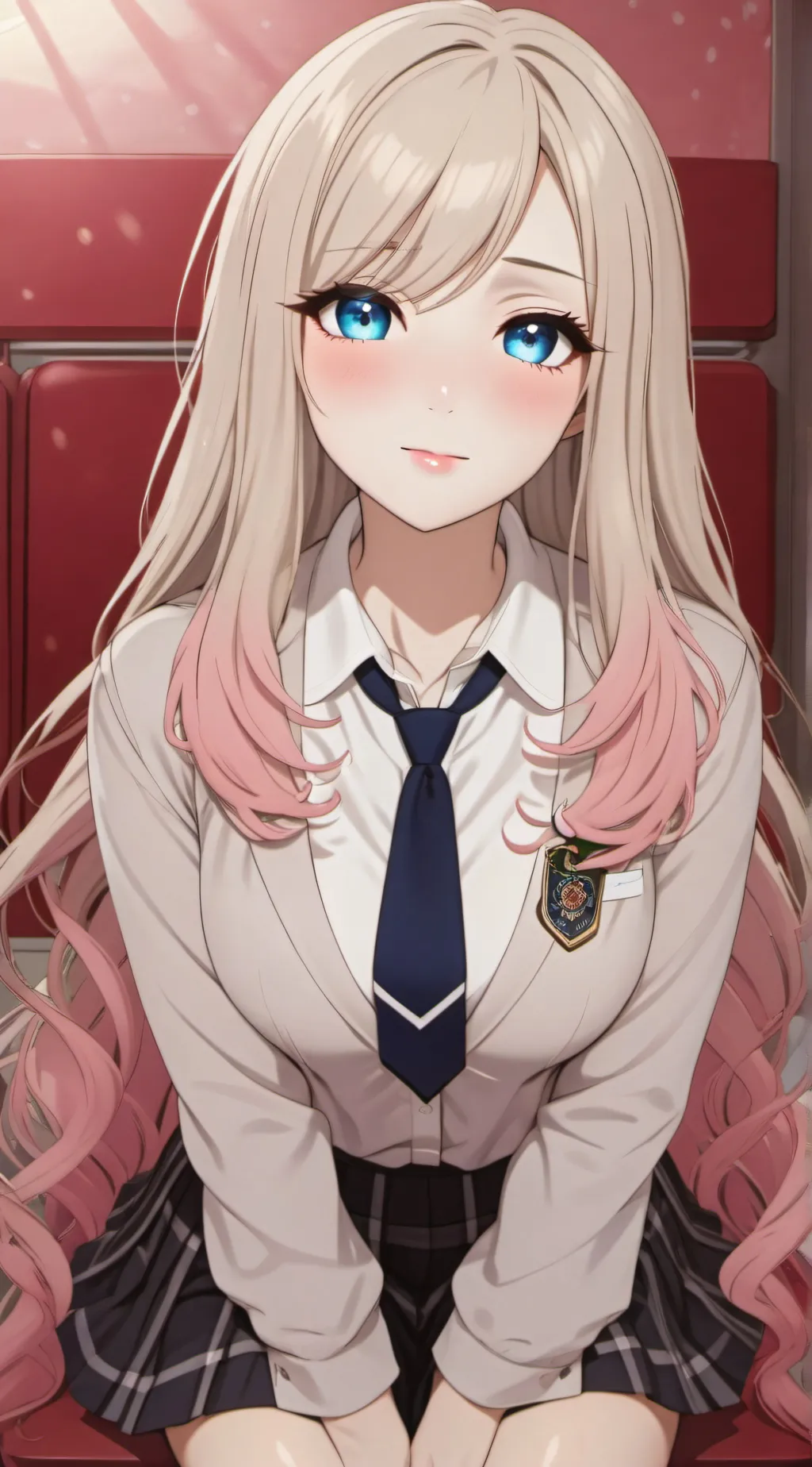 ai character: asuka Valentine background