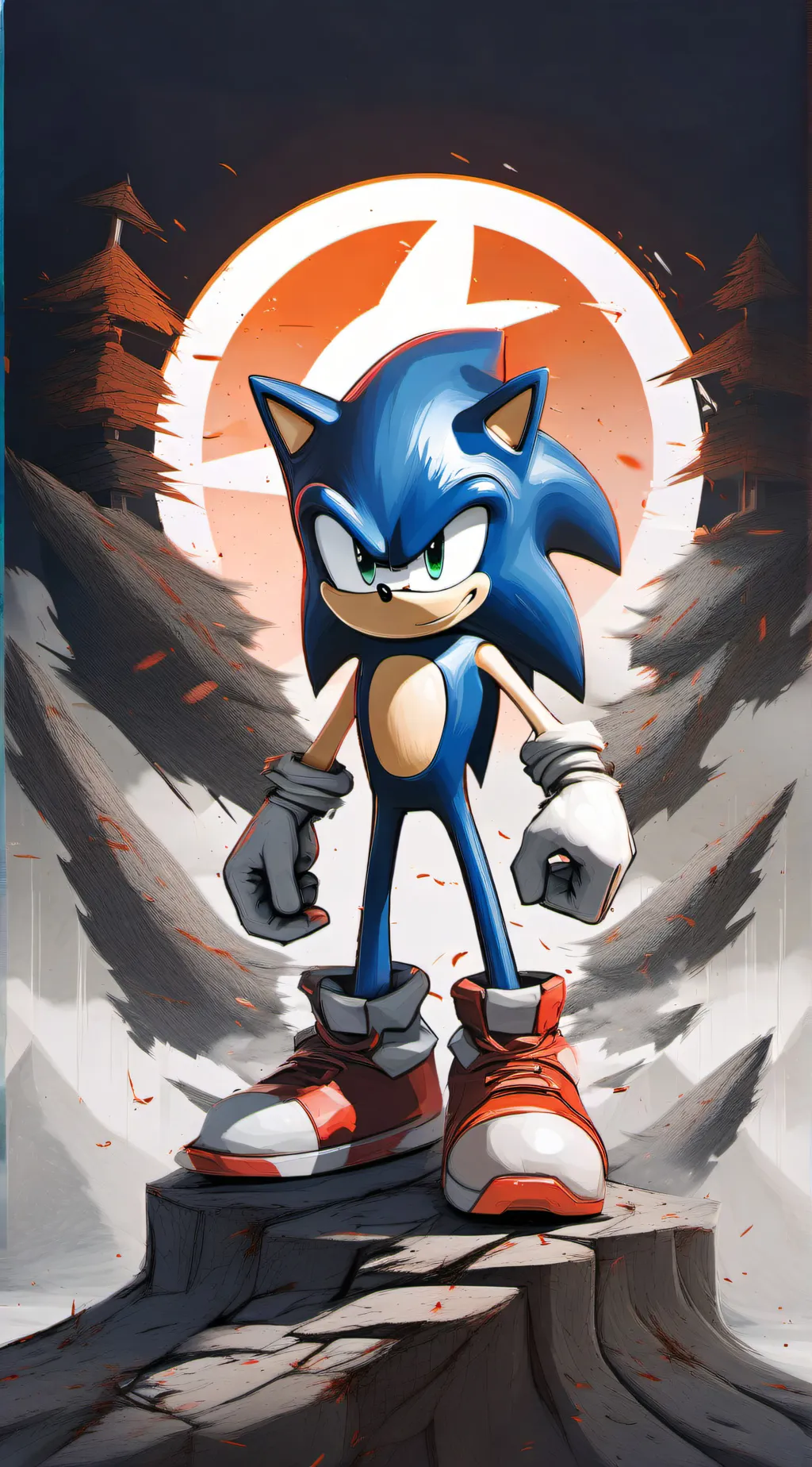 ai character: Sonic RPG background