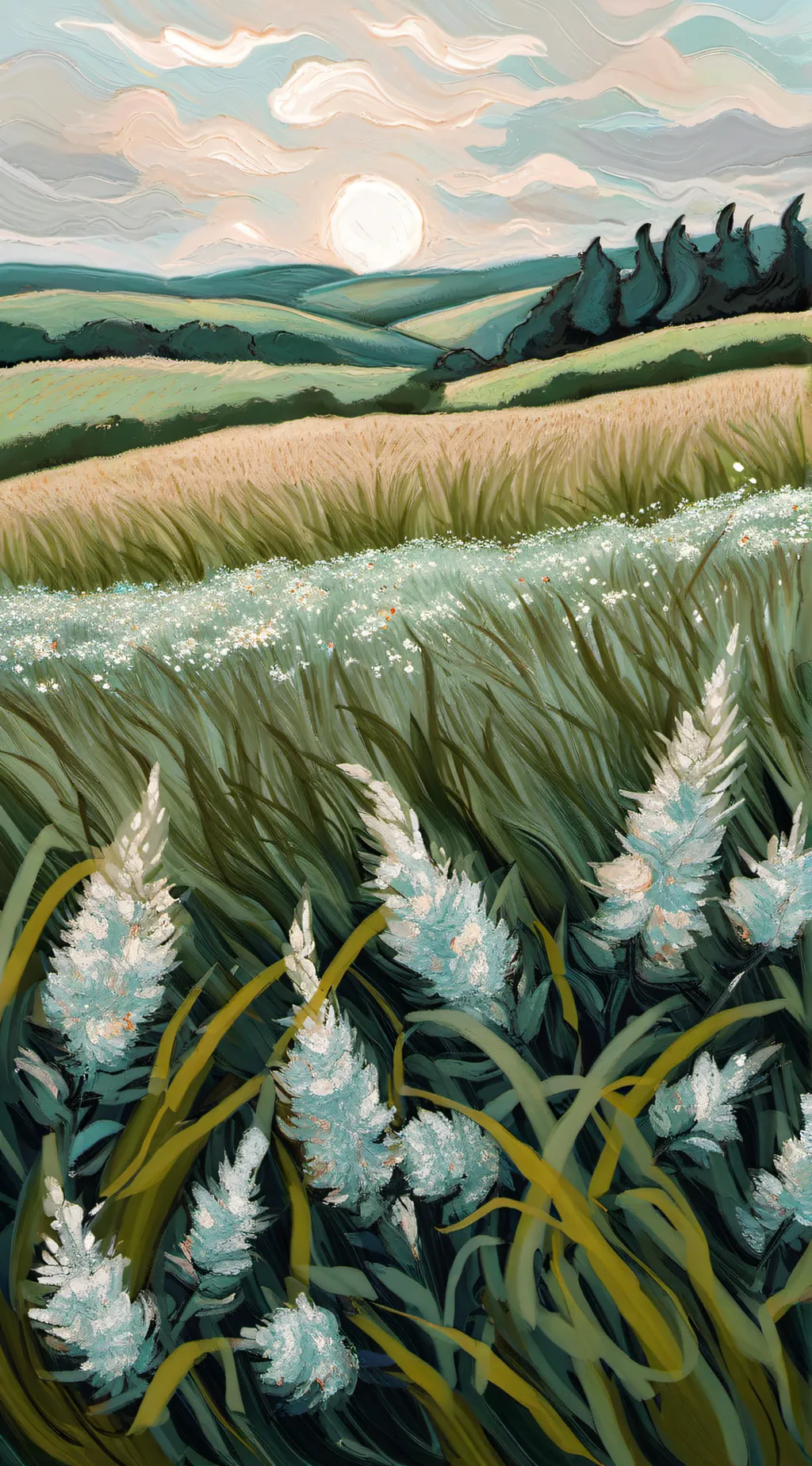 ai character: Grass ig? background