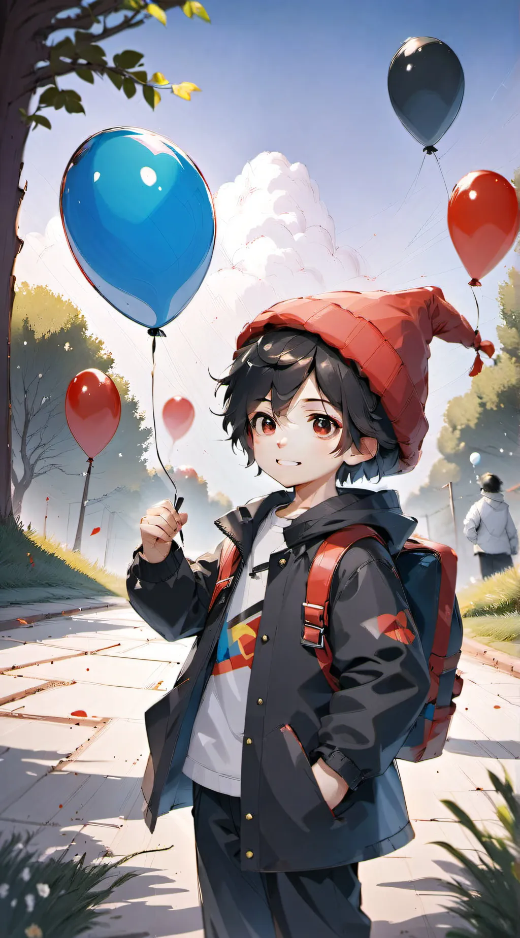 ai character: balloon boy background