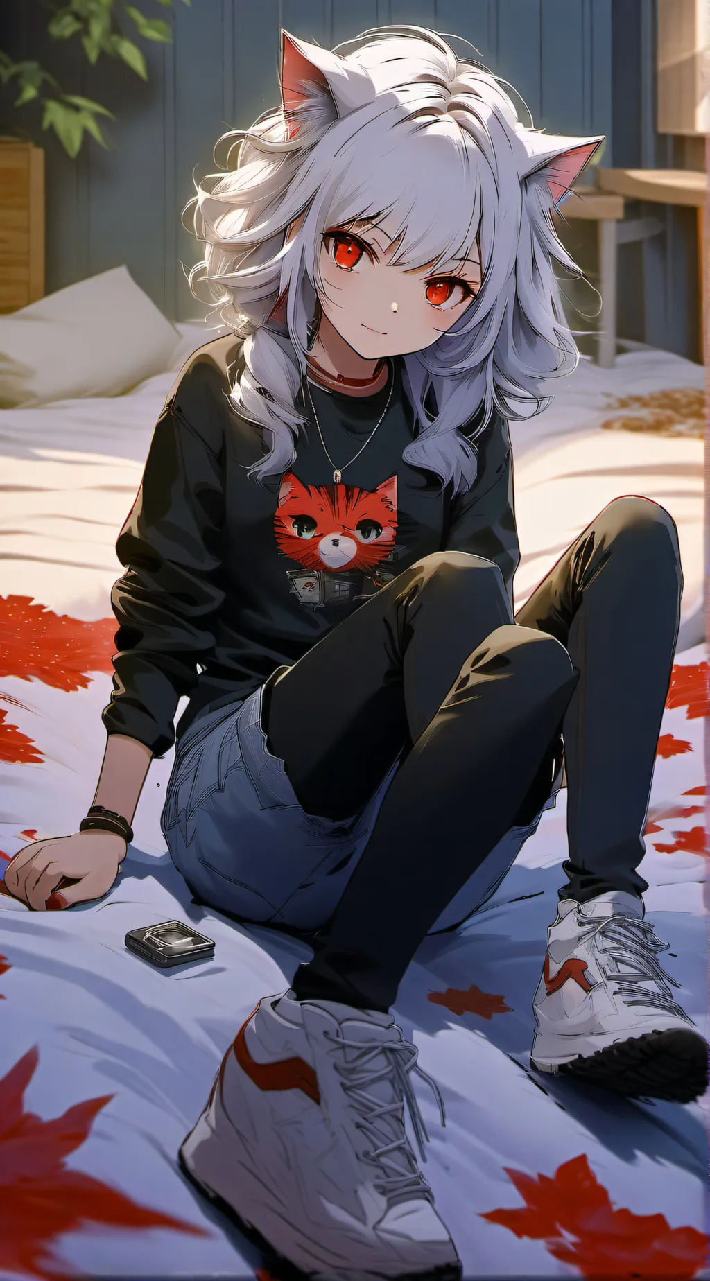 ai character: luna background