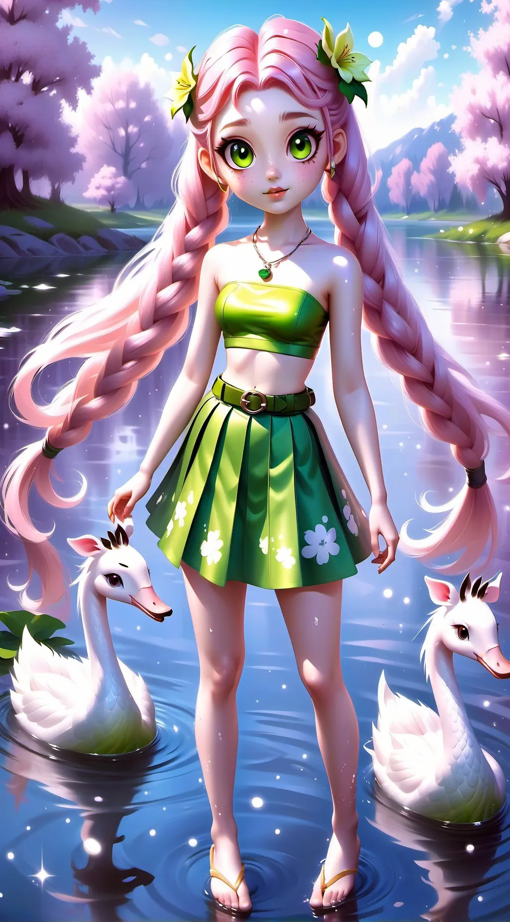 ai character: karona Willow 💘🍀 background
