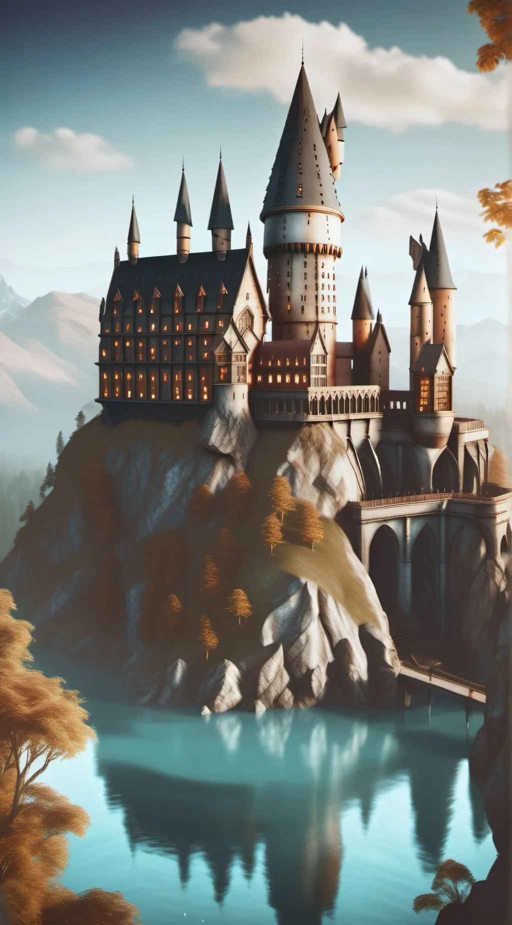 ai character: Yule ball background