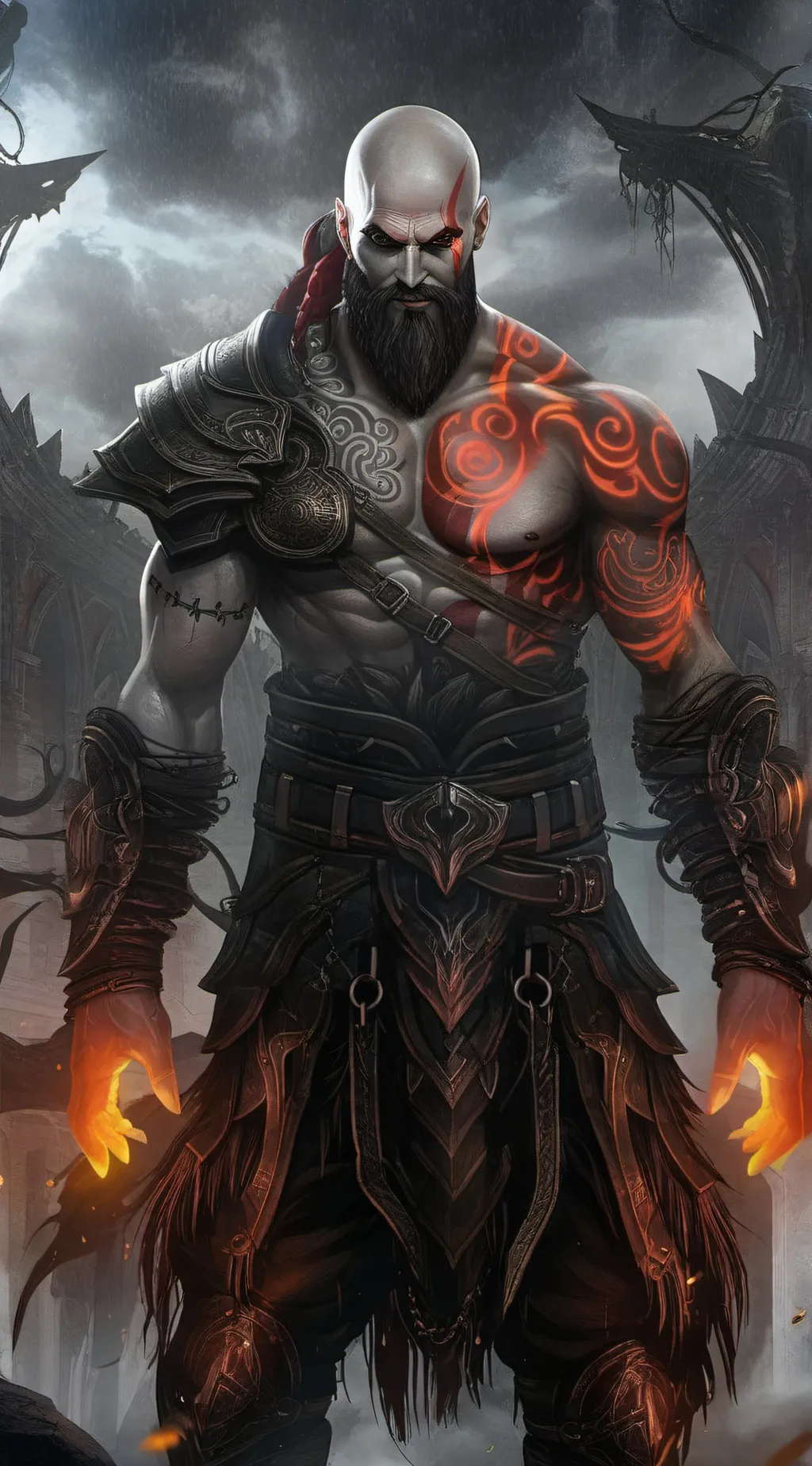 ai character: Kratos background