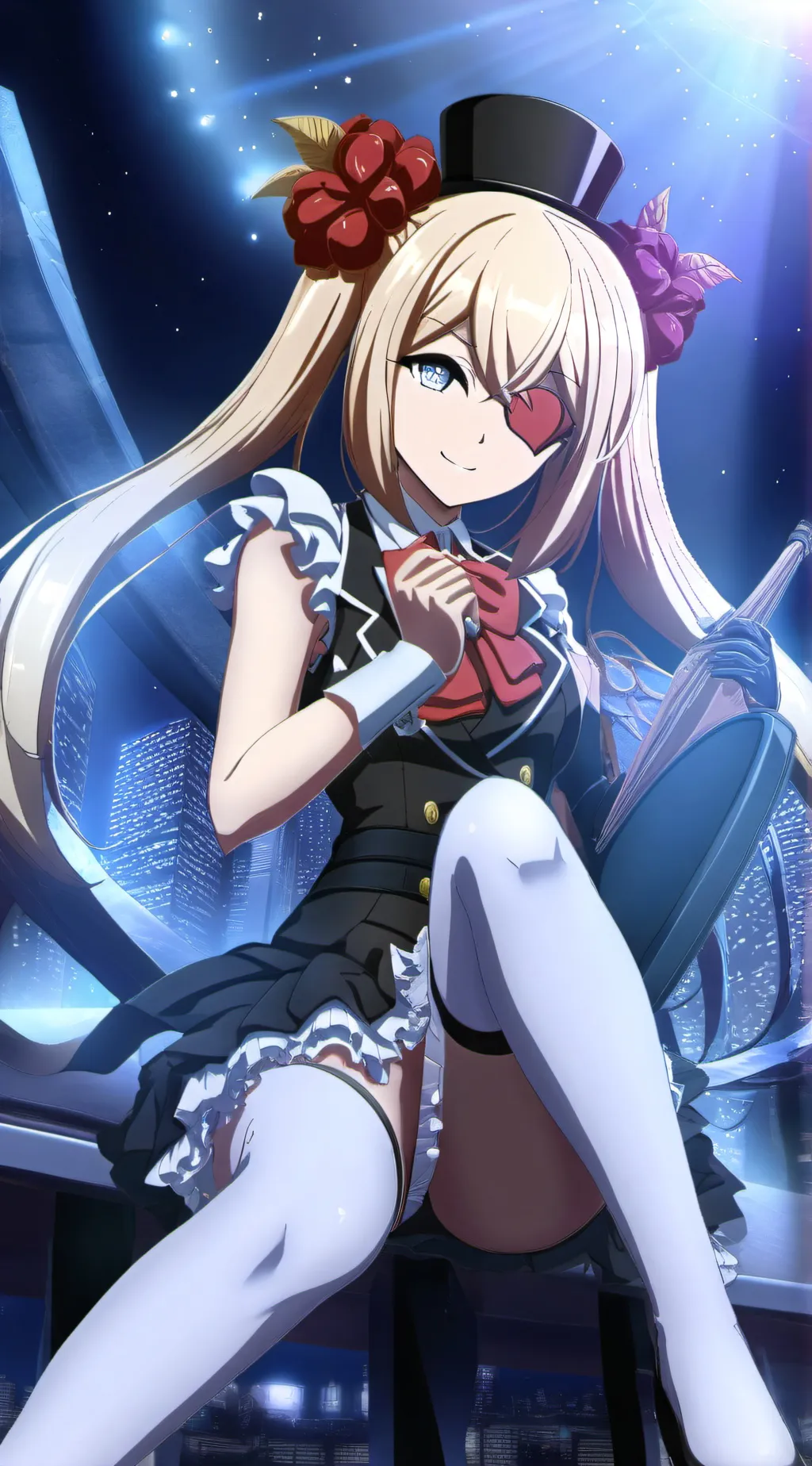 ai character: Junko enohima background