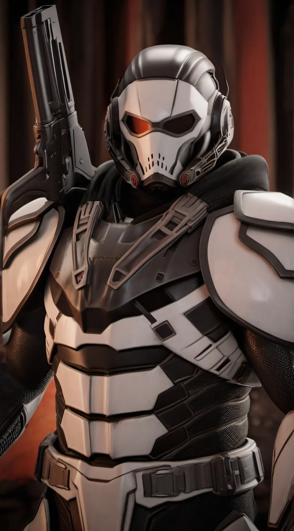 ai character: ghost  background