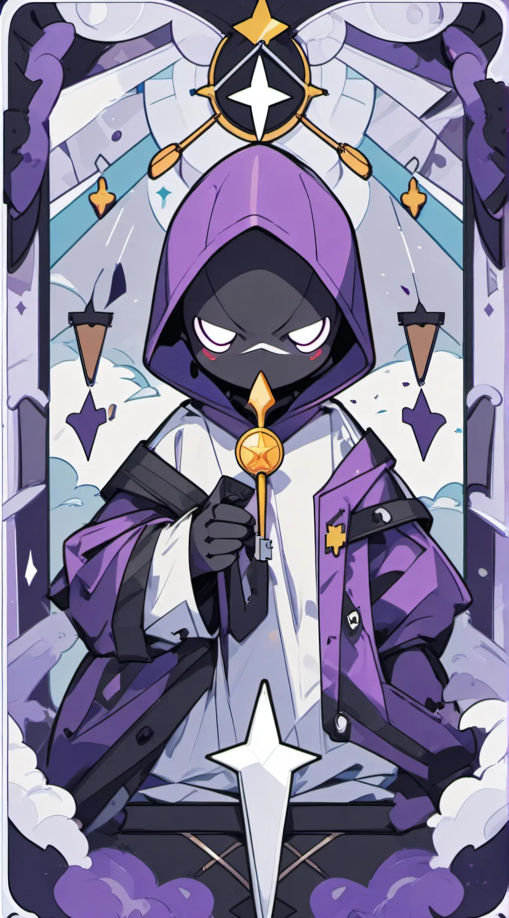 ai character: epic sans background