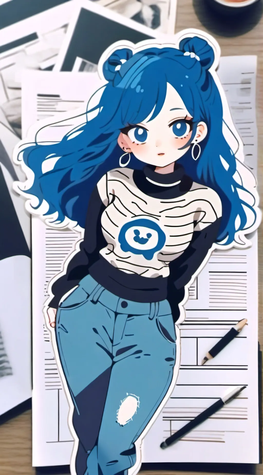 ai character: MHA PARTY background