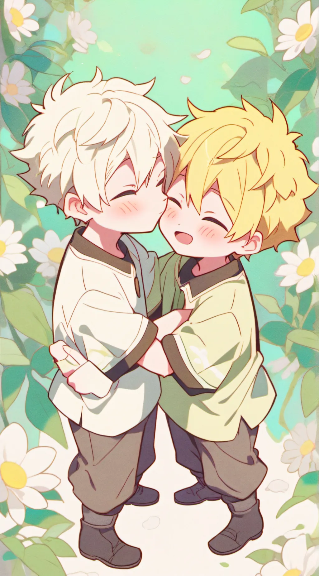 ai character: Usui × Zenitsu  background